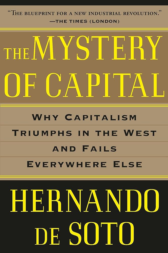 The Mystery of Capital: Why Capitalism Triumphs in the West and Fails Everywhere Else Book by Hernando de Soto_img_0