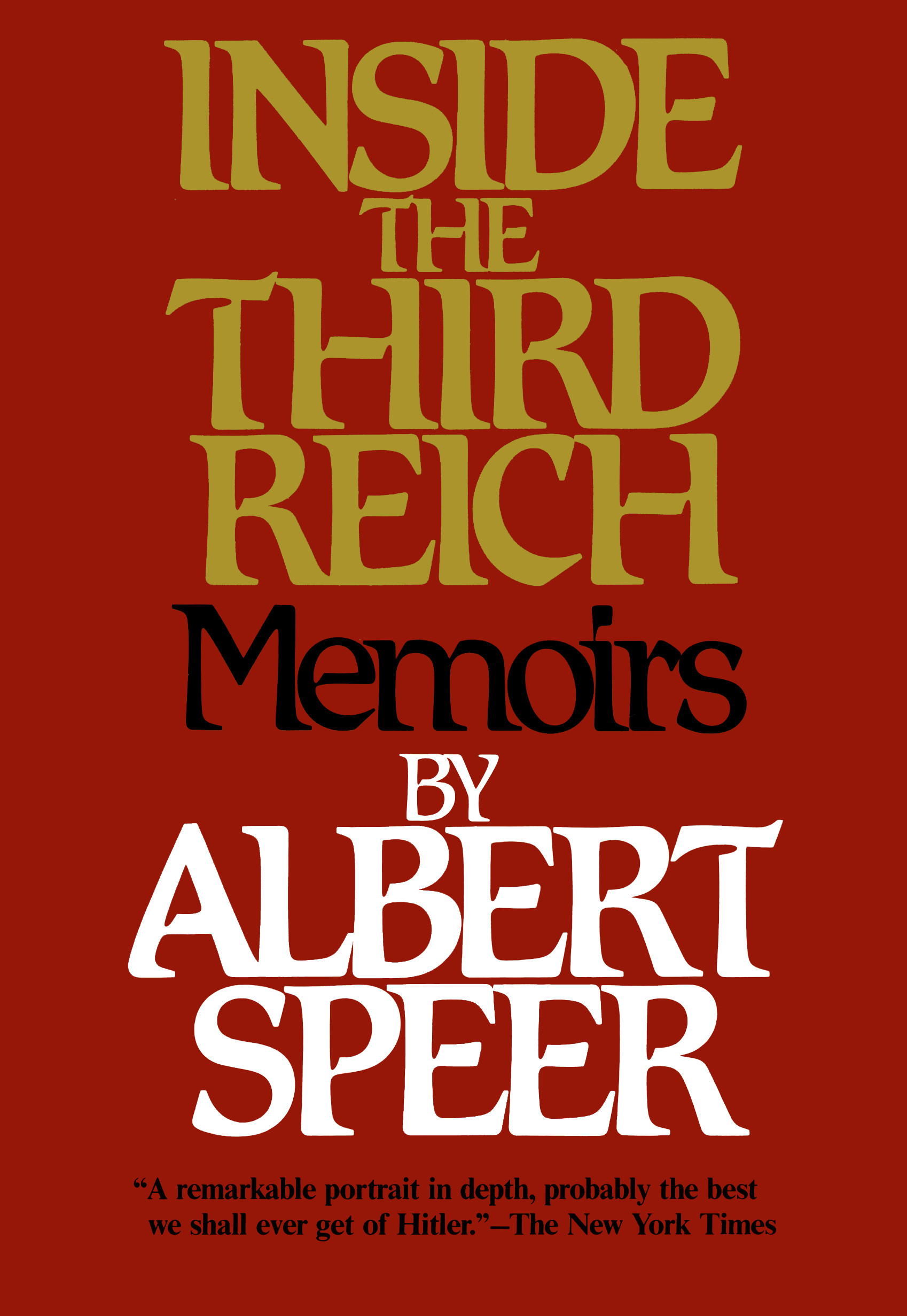 Inside the Third Reich Book by Albert Speer_img_0