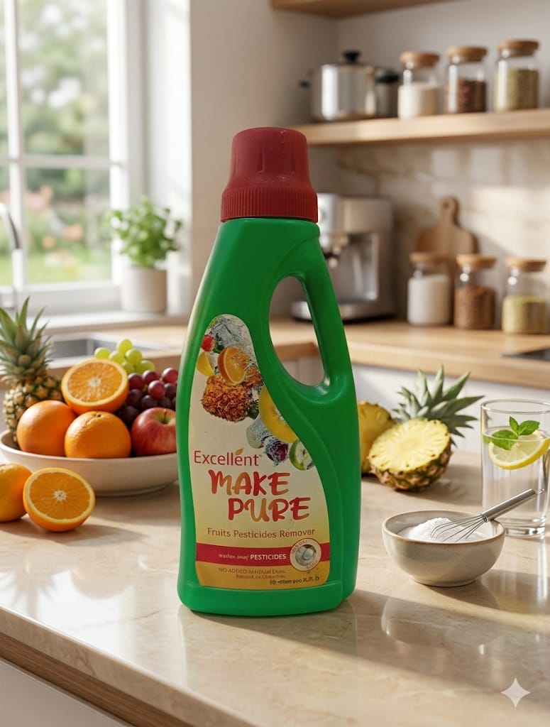 মেইক পিউর (Make Pure Fruits Pesticides Remover) 500ml