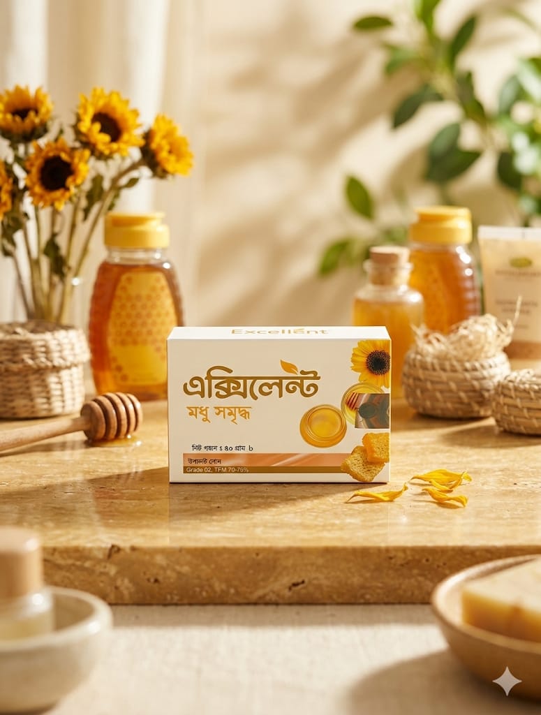 মধু সাবান (মিনি) Honey Soap (Mini)-50gm