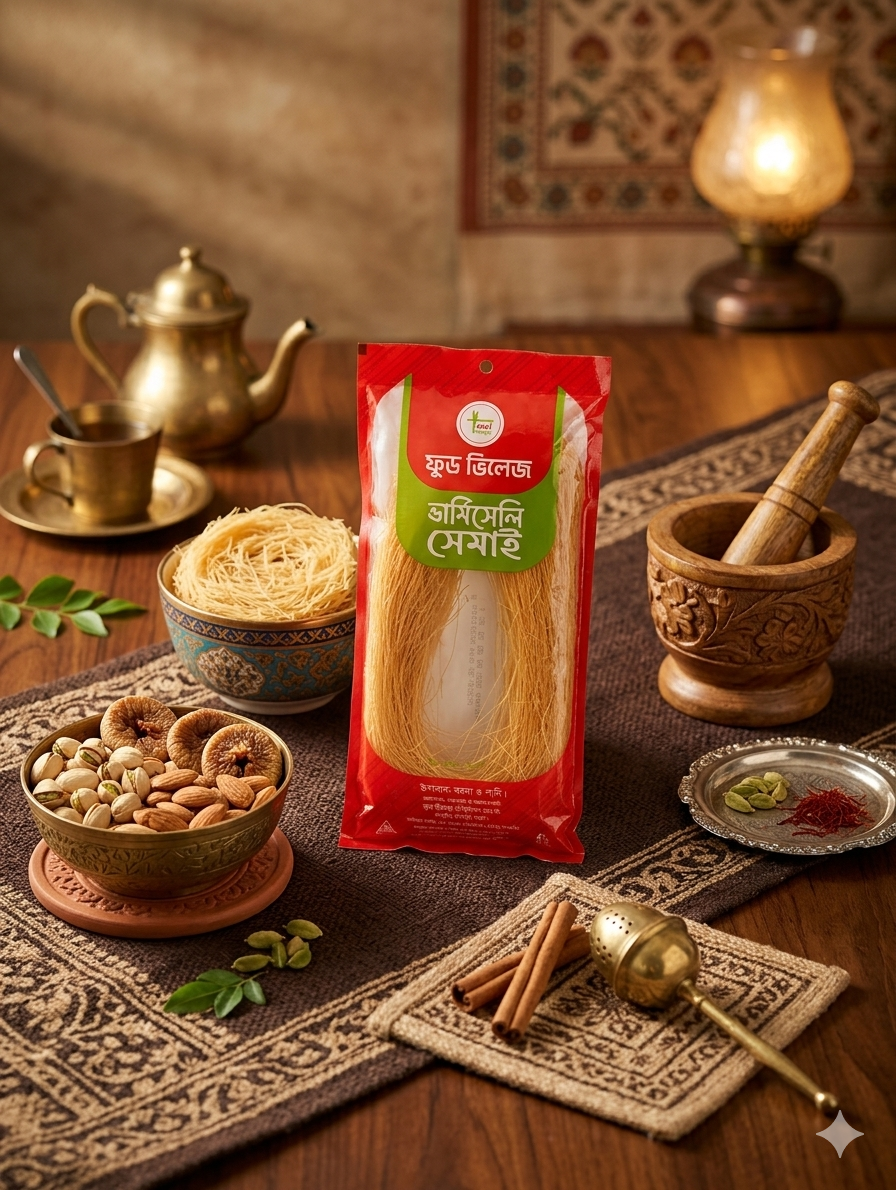 ভার্মিসেলি সেমাই (ফুড ভিলেজ)- Vermicelli Shemai (Food Village)-200gm