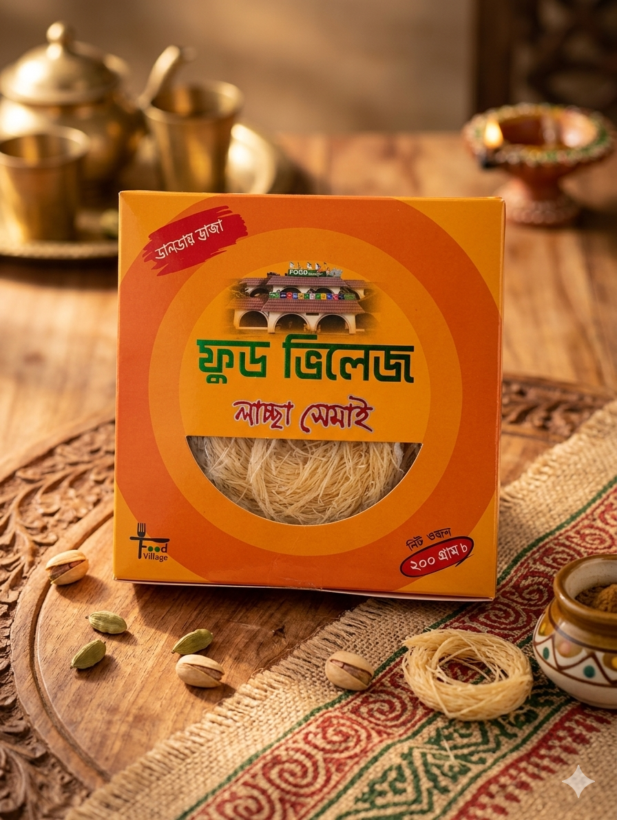 লাচ্ছা সেমাই ডালডায় ভাজা (ফুড ভিলেজ) Lachha shemai (Food Village)-200gm