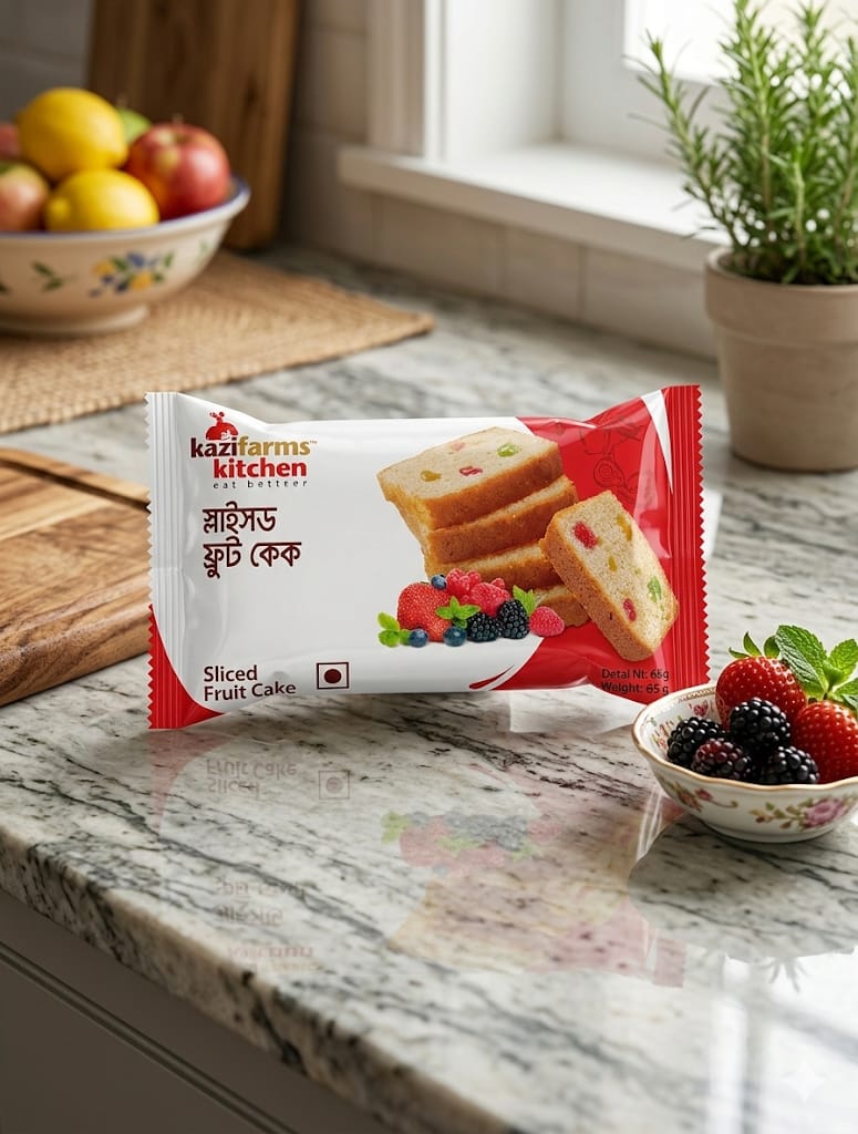 স্লাইডস ফ্রুট কেক (Sliced Fruit Cake) 65gm