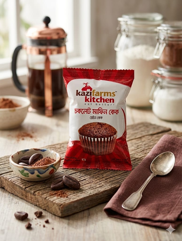 চকলেট মাফিন কেক (Chocolate Muffin Cake) 16gm