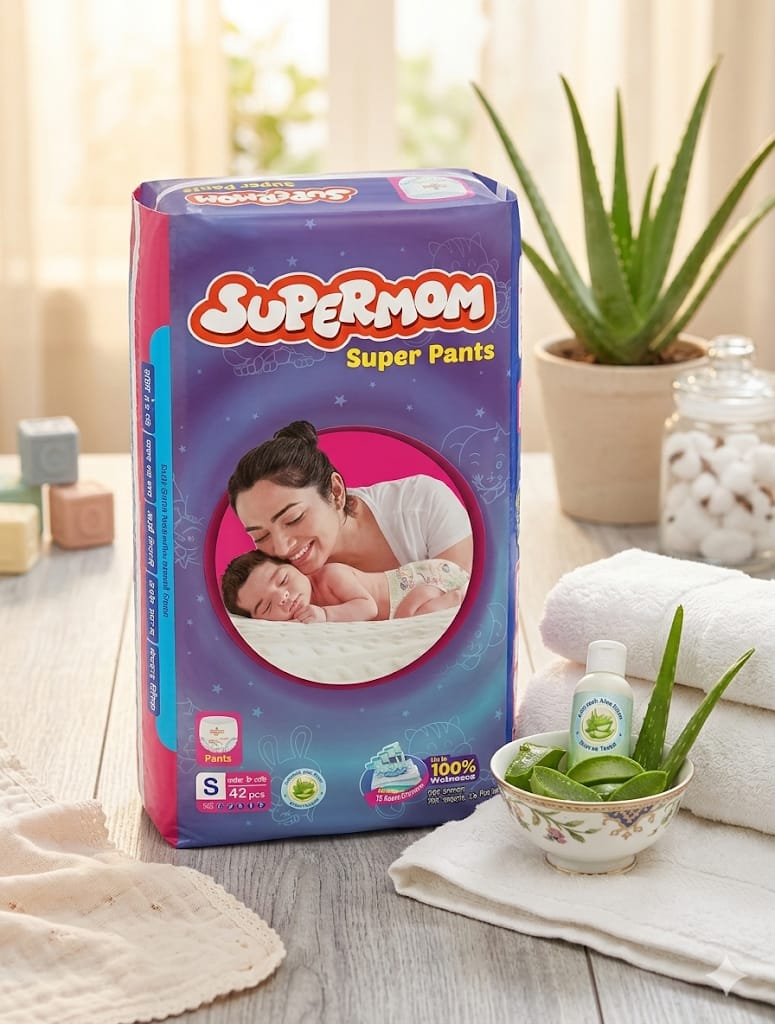 সুপারমম প্যান্টস ডায়াপার (Supermom Pants Diapad ) 42Pcs (S)