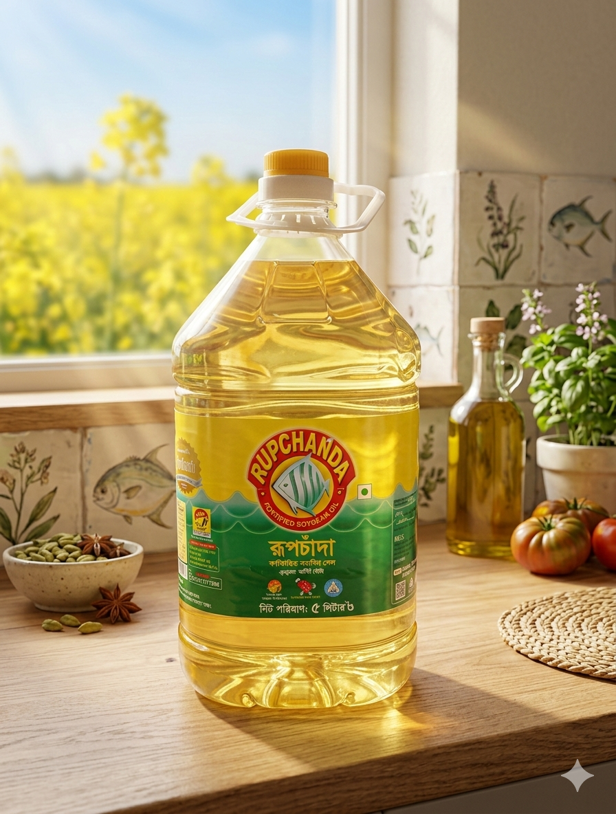 রুপচাঁদা সয়াবিন তেল (Rupchanda Soyabean Oil) 5Litre