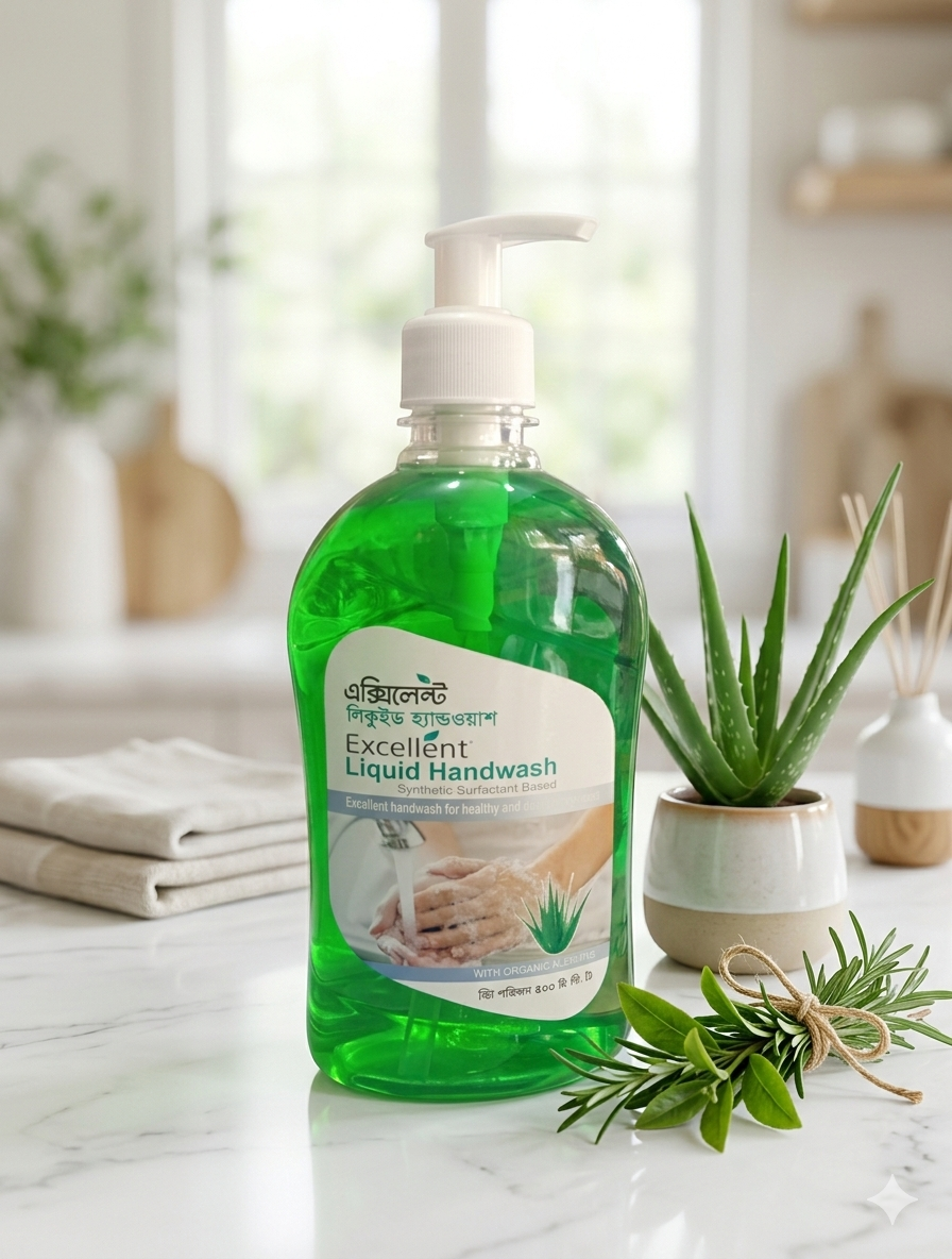 লিকুইড হ্যান্ডওয়াশ এলোভেরা (Liquid Handwash Aloevera) 500ml