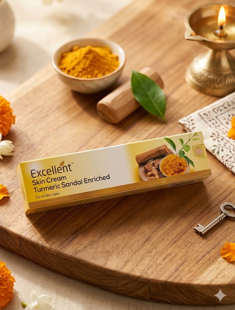 এক্সিলেন্ট হলুদ চন্দন সমৃদ্ধ (Turmeric Sandal Enriched ) 100gm