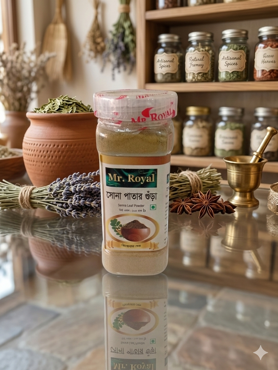 সোনা পাতার গুড়া (Senna leaf Powder ) 100gm