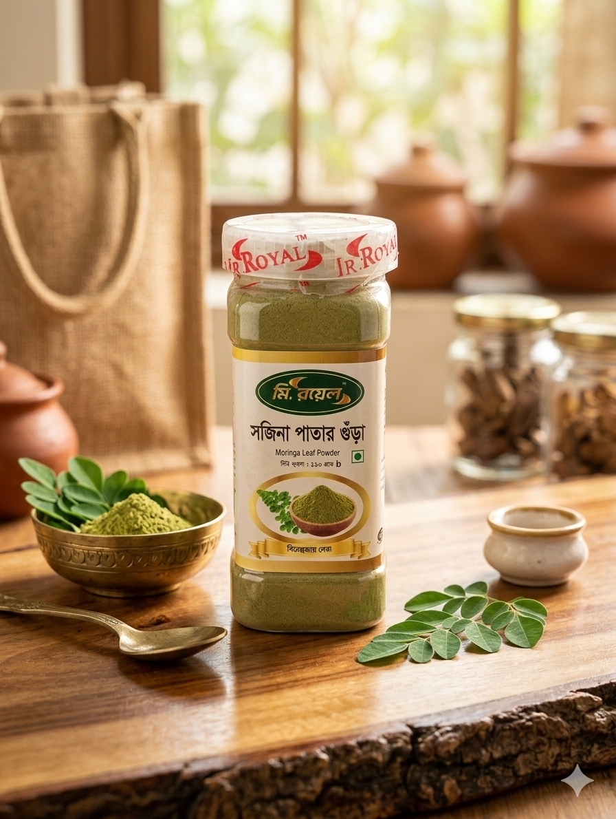 সজিনা পাতার গুড়া/Sojina pata (Moringa Leaf Powder ) 110gm