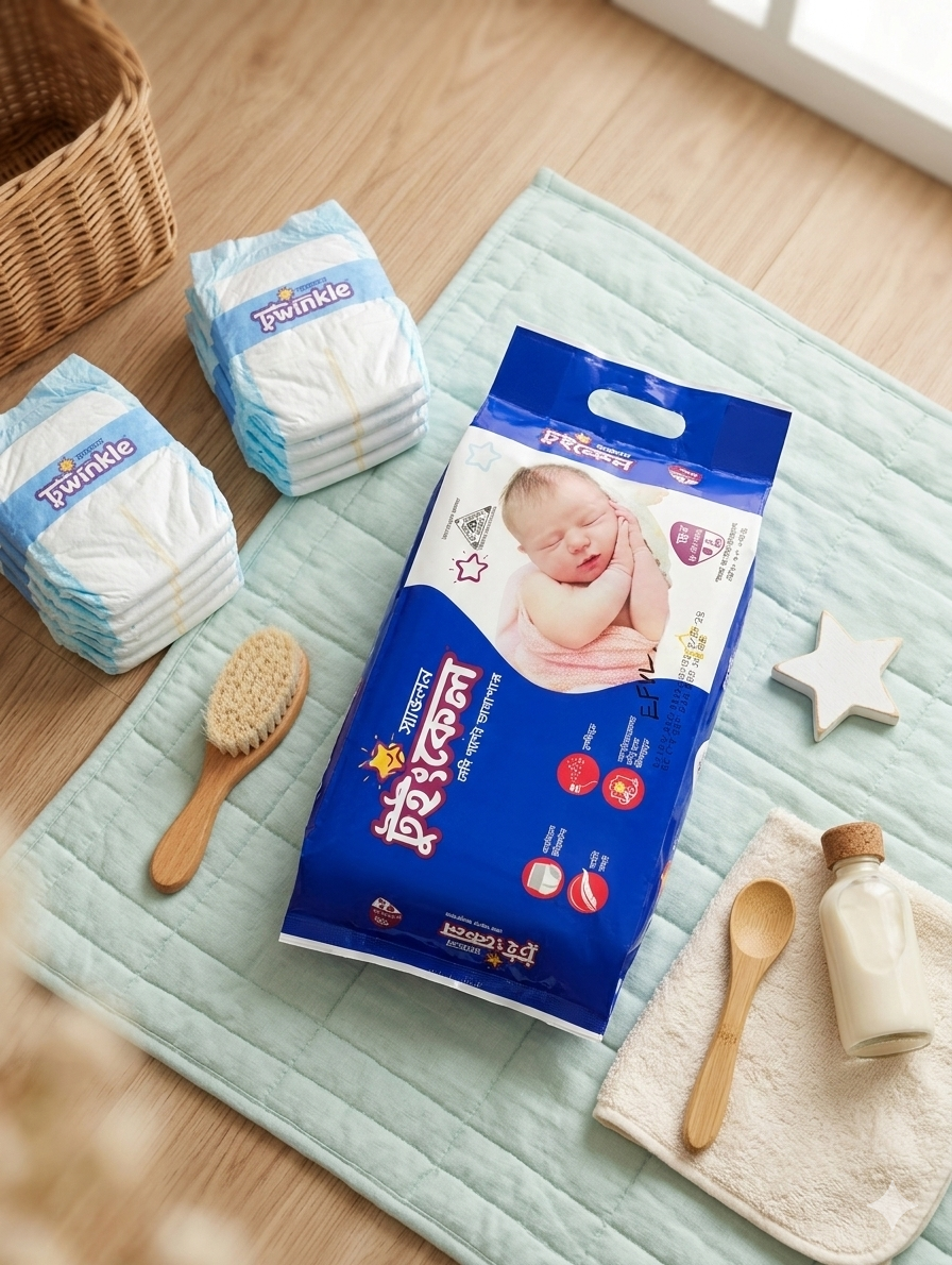 স্যাভলন টুইংকেল ডায়াপার (Savlon Twinkle Diaper) 0-8 kg
