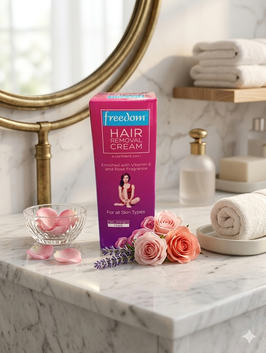 ফ্রিডম হেয়ার রিমুভাল ক্রিম (Freedom Hair Removal Cream) 25gm