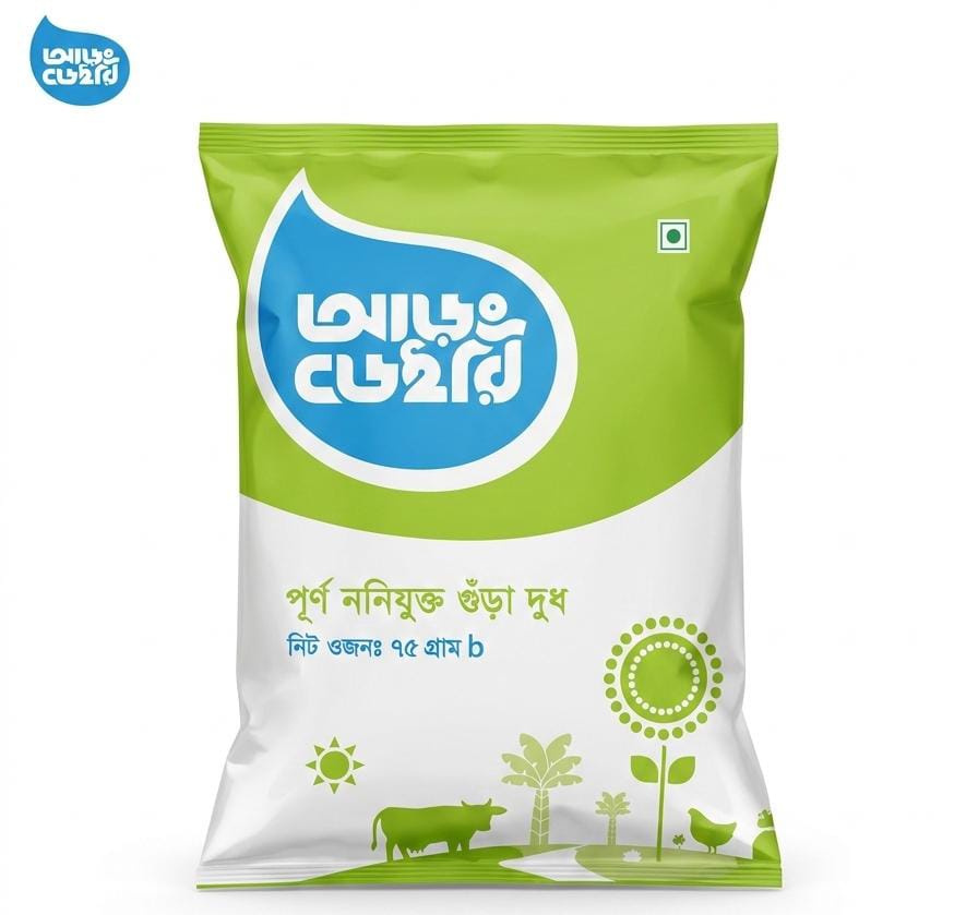 আড়ং গুড়া দুধ (Aarong Powder Milk) - 75gm