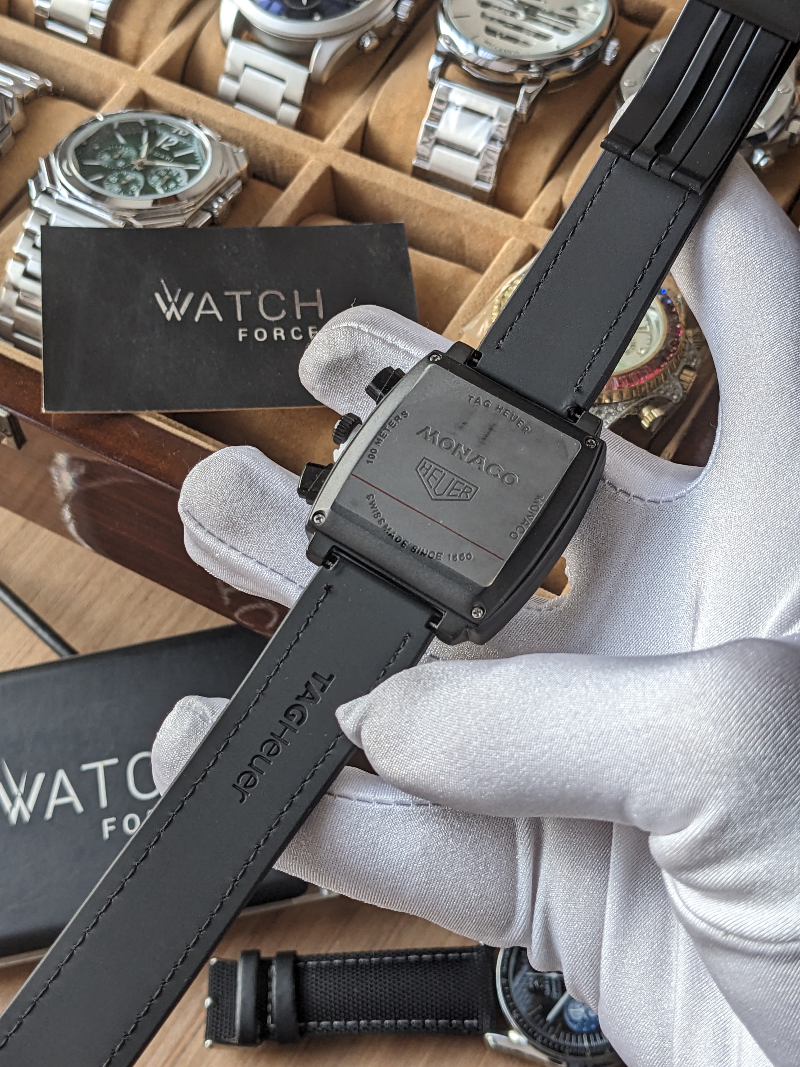 Tag Heuer Monaco Chronograph Strap Watch_img_4