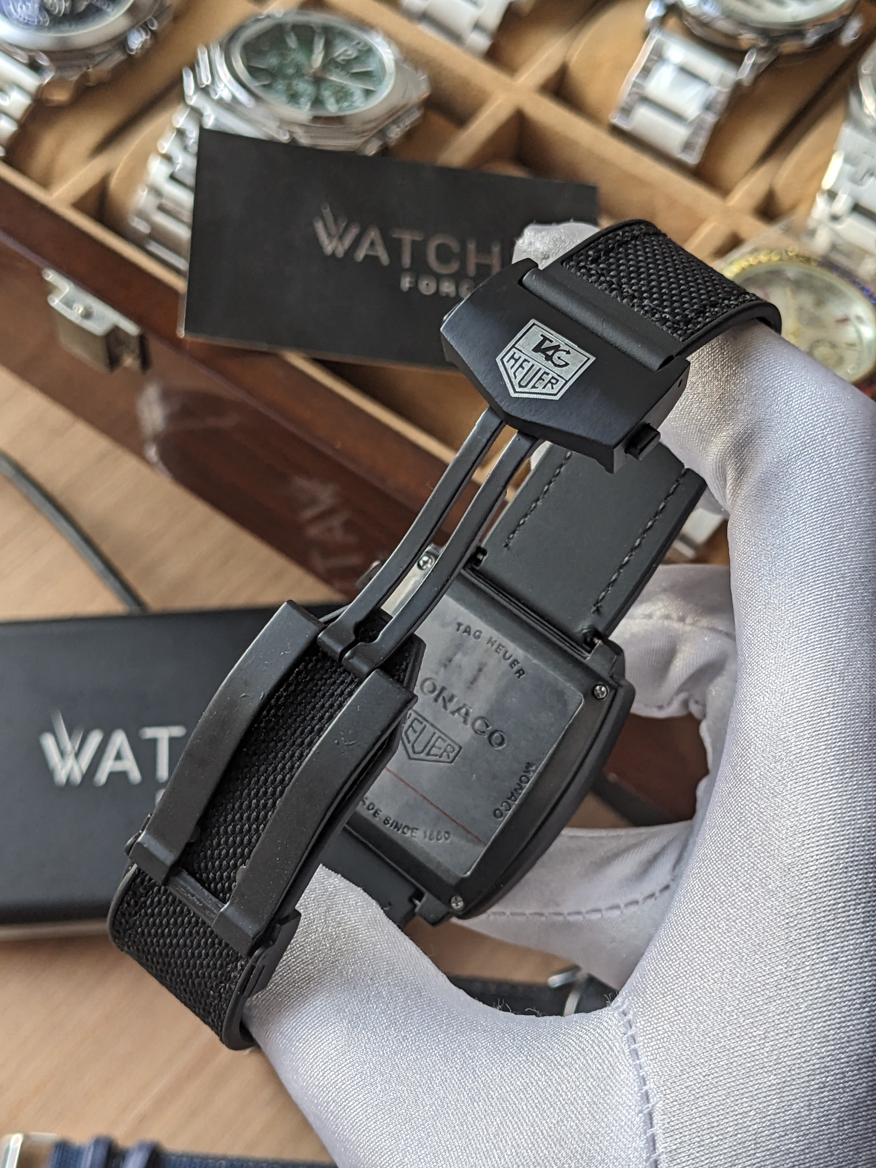 Tag Heuer Monaco Chronograph Strap Watch_img_6