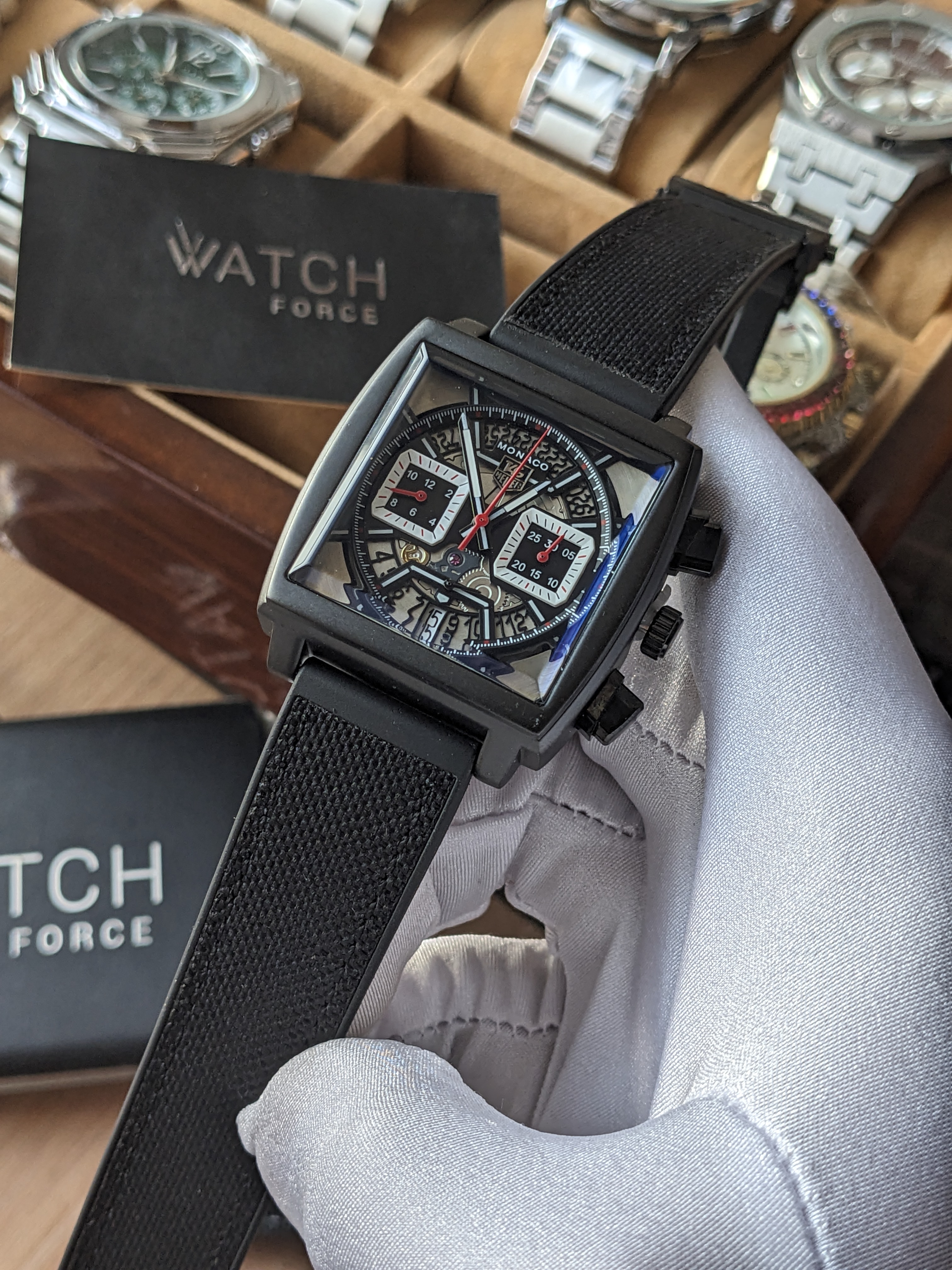 Tag Heuer Monaco Chronograph Strap Watch_img_1