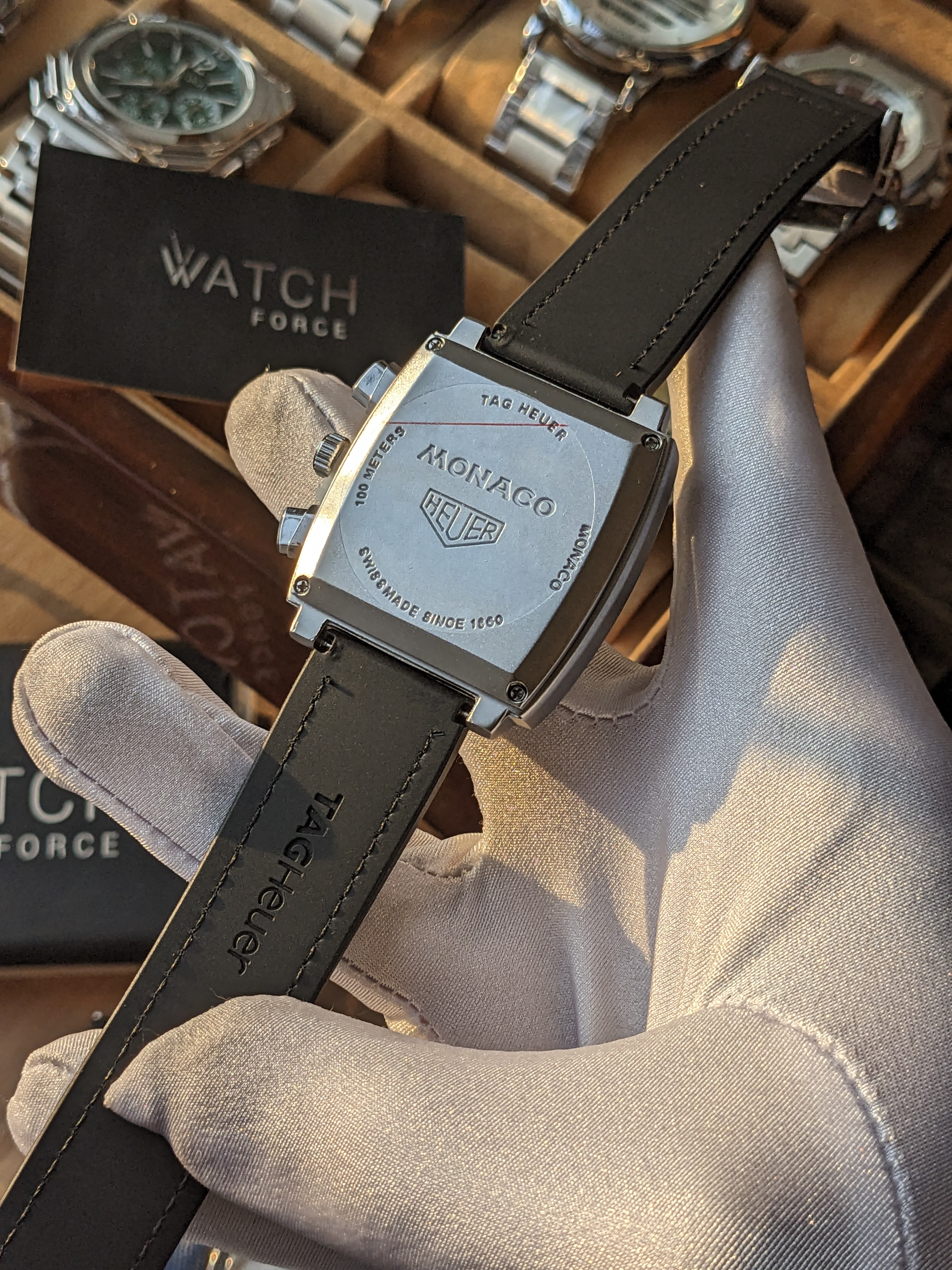 Tag Heuer Monaco Chronograph Strap Watch_img_4