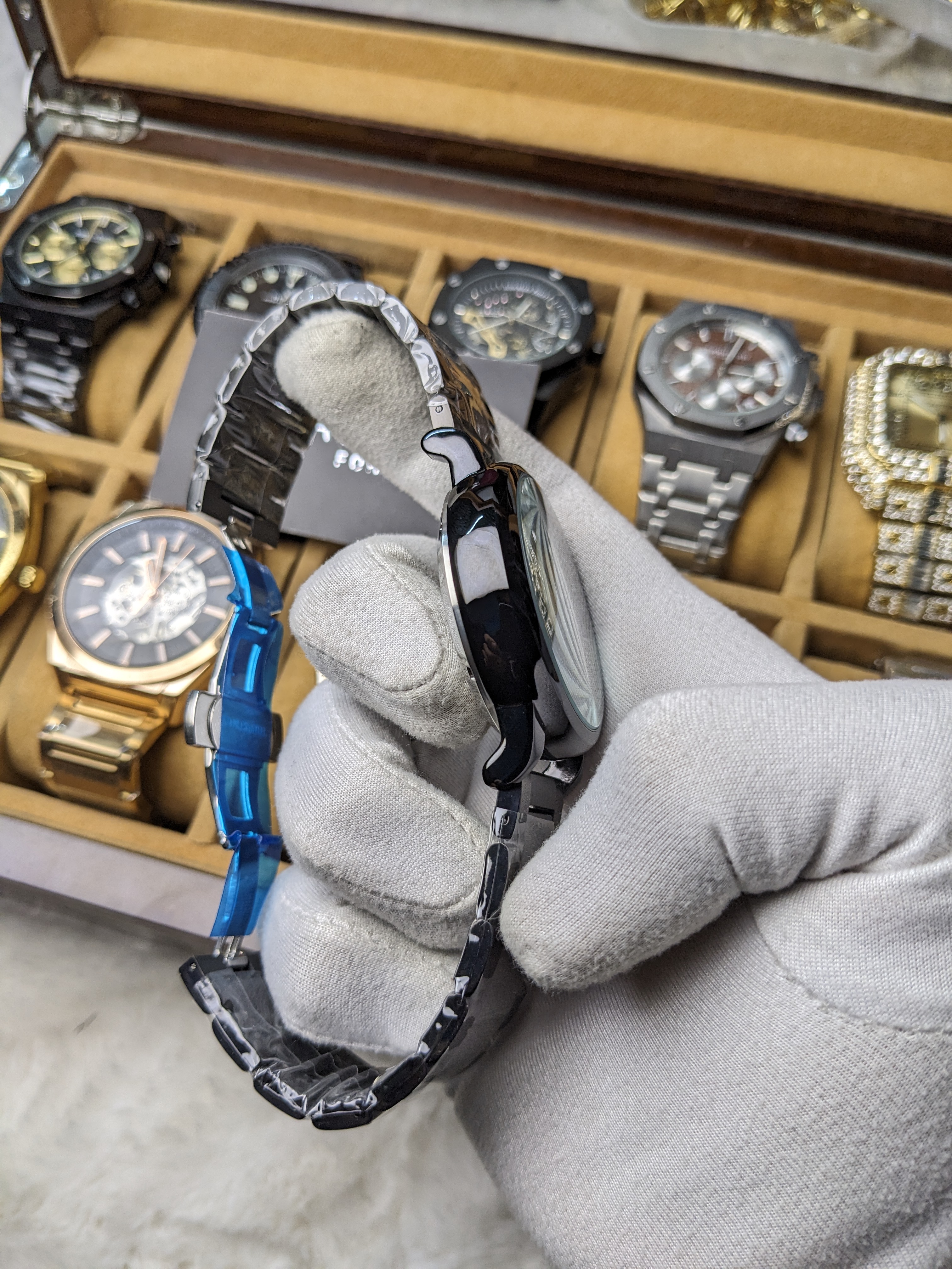 Emporia Armani Black Mechanical Watch_img_2