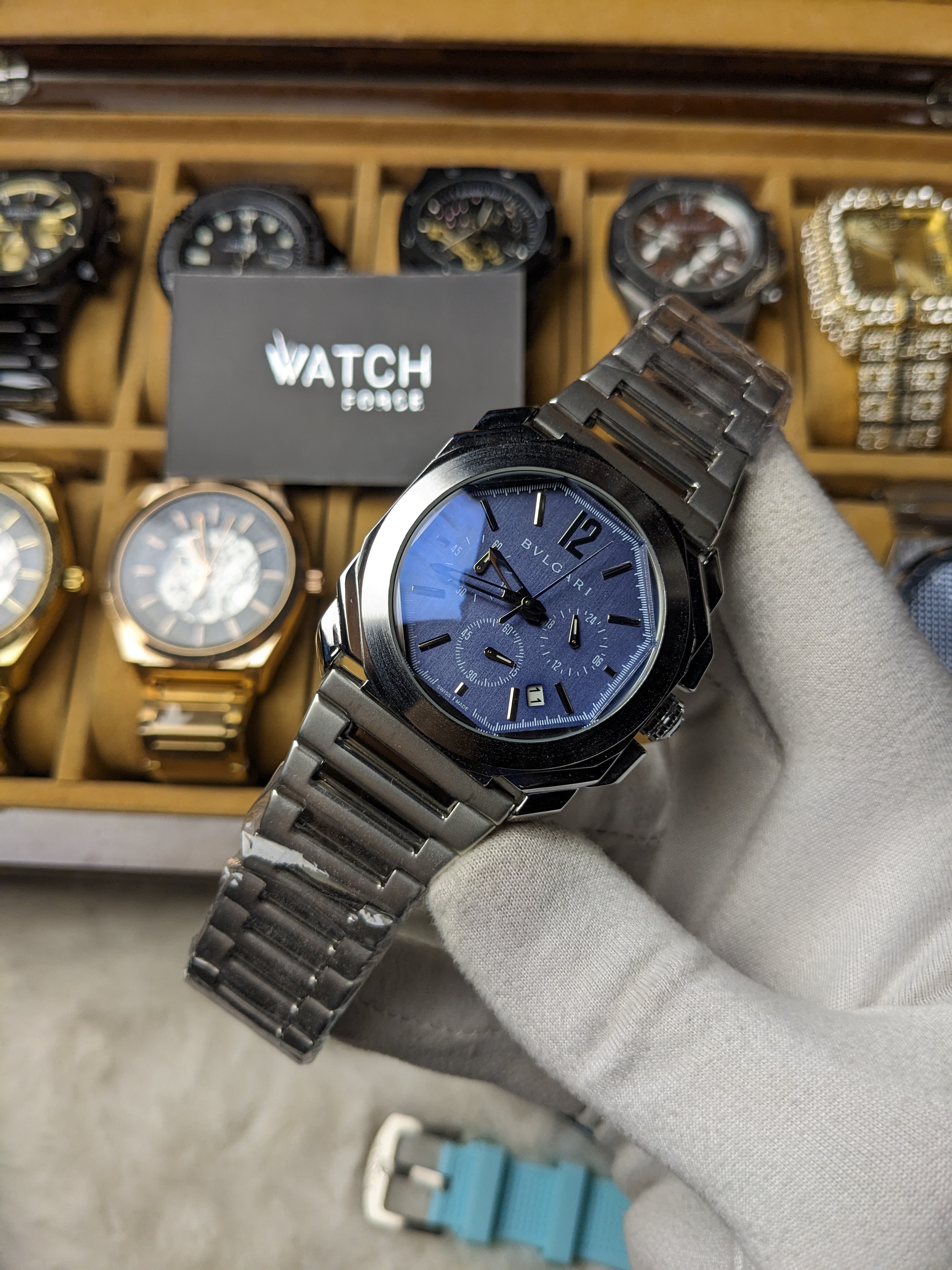 Bvlgari Quartz Watch Blue_img_1