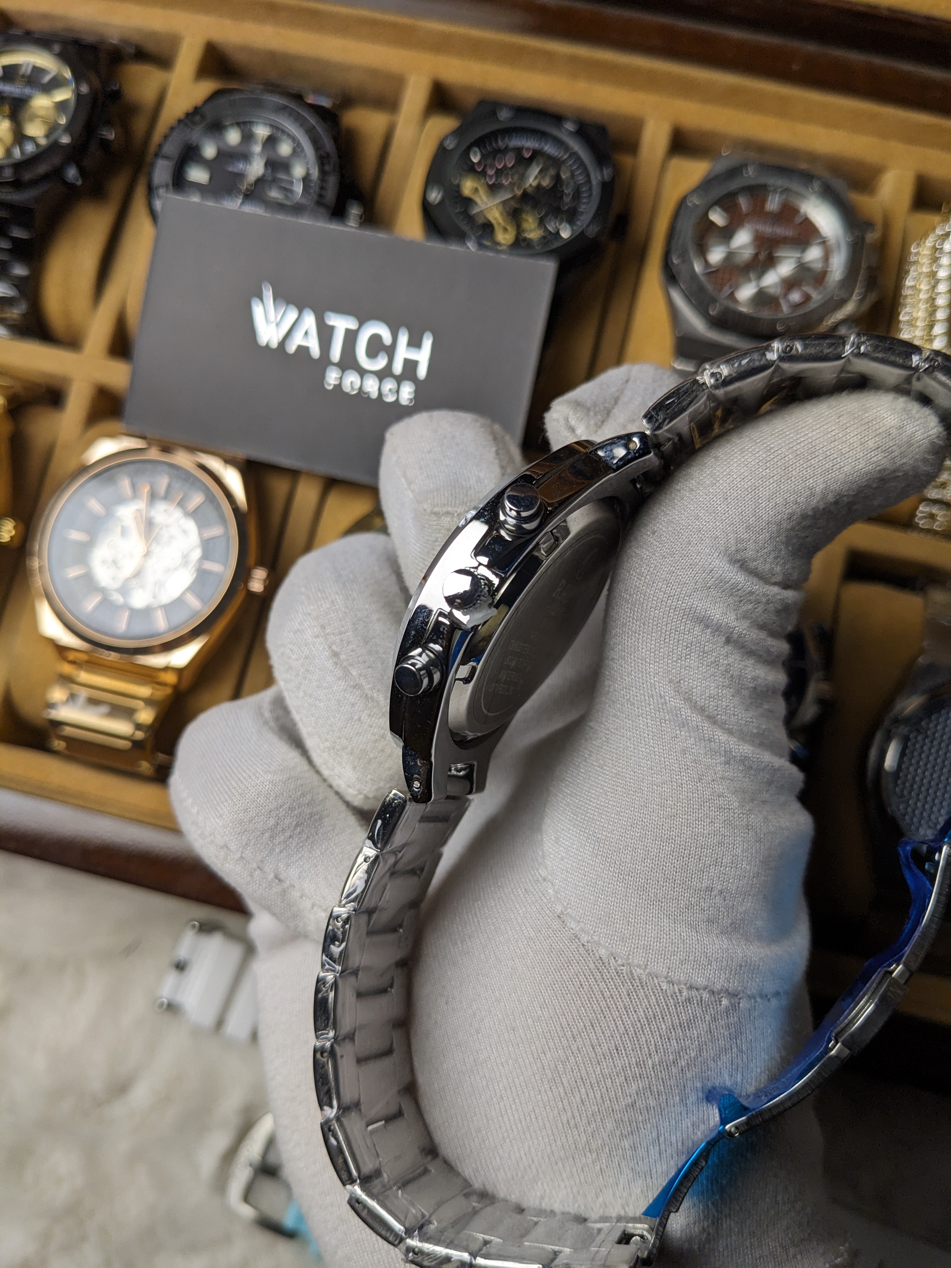 Rado Diastar White Chronograph Watch_img_3