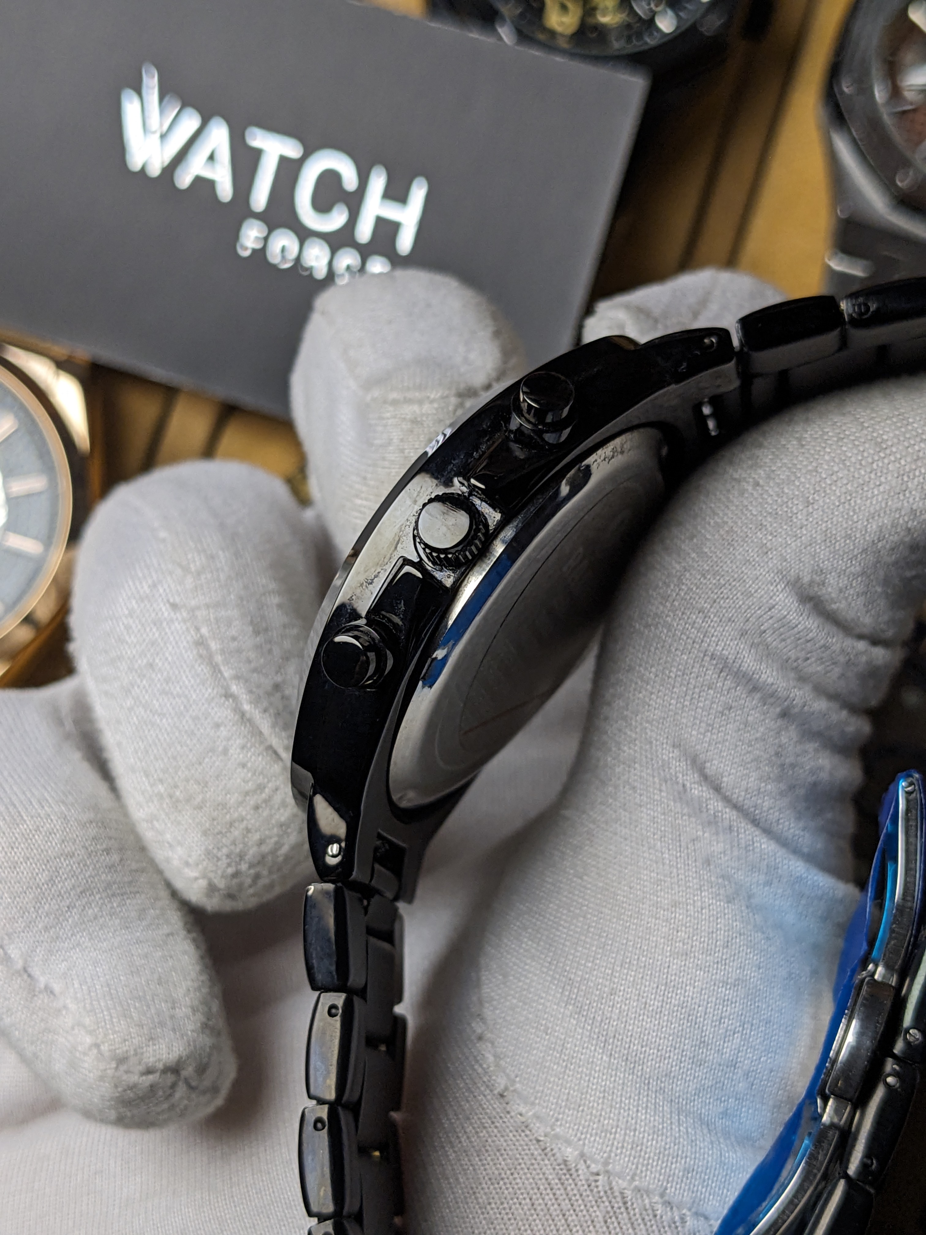 Rado Diastar Black Chronograph Watch_img_3