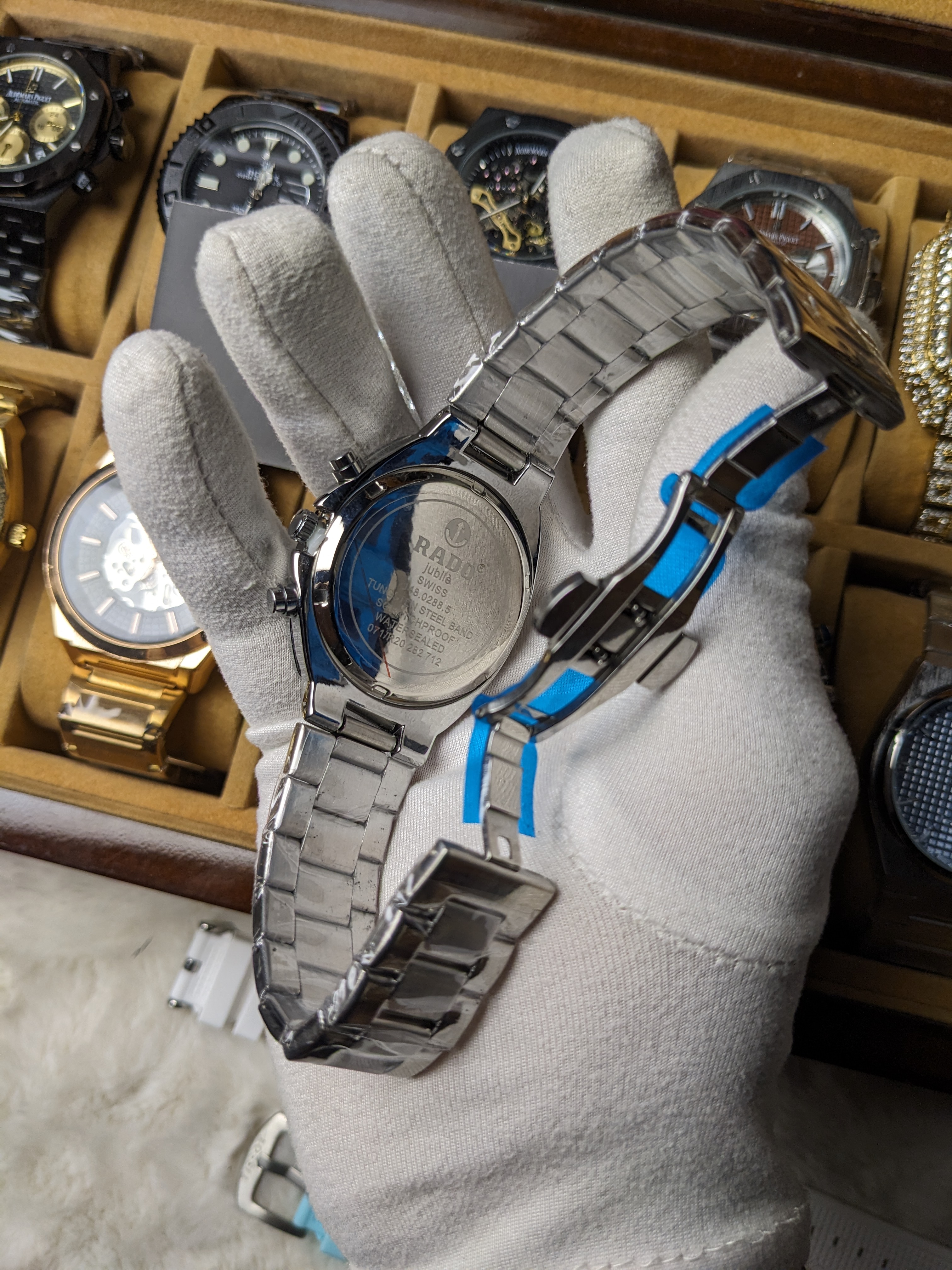 Rado Diastar White Chronograph Watch_img_4