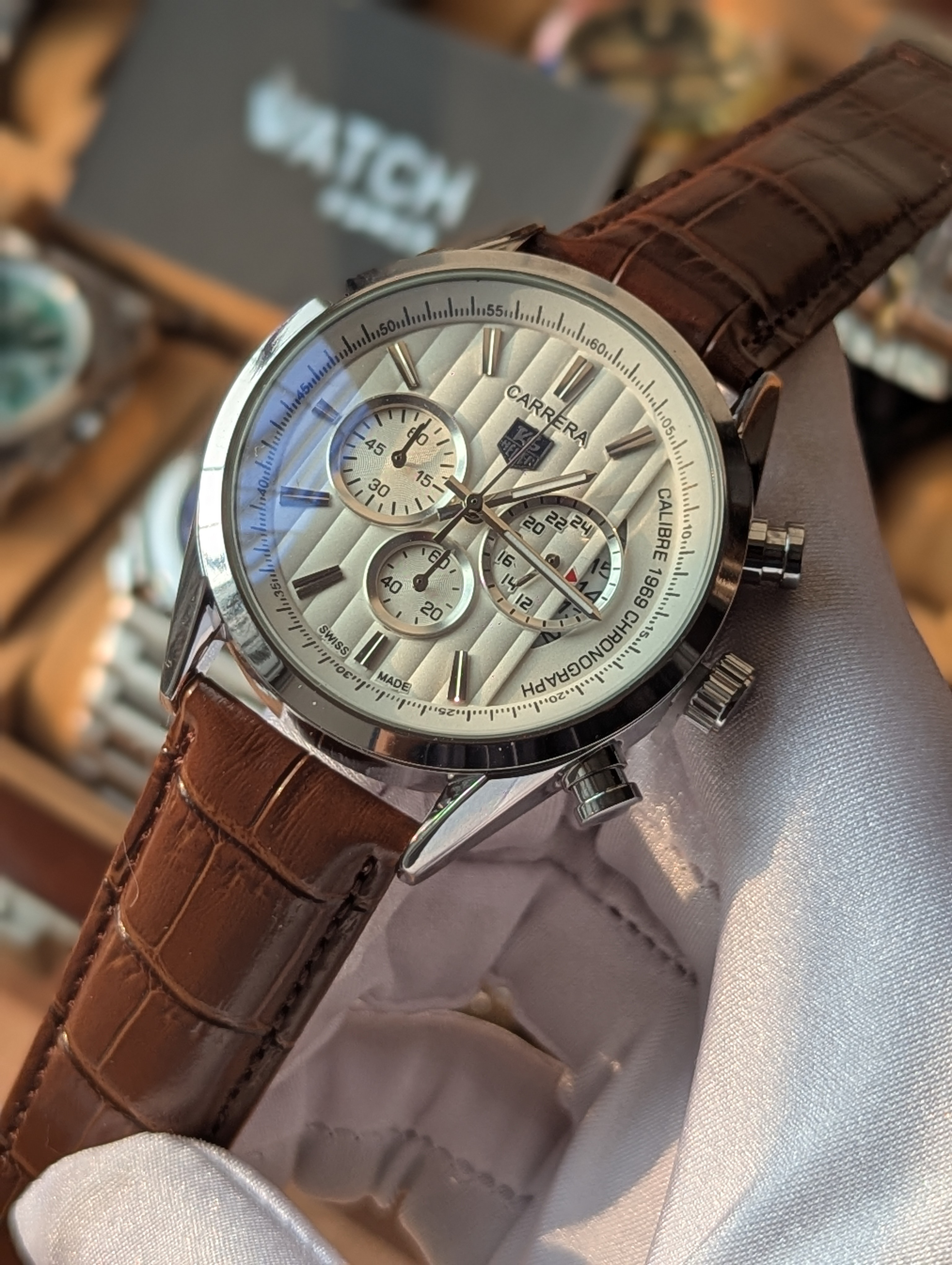 Tag Heuer Carrera Brown belt