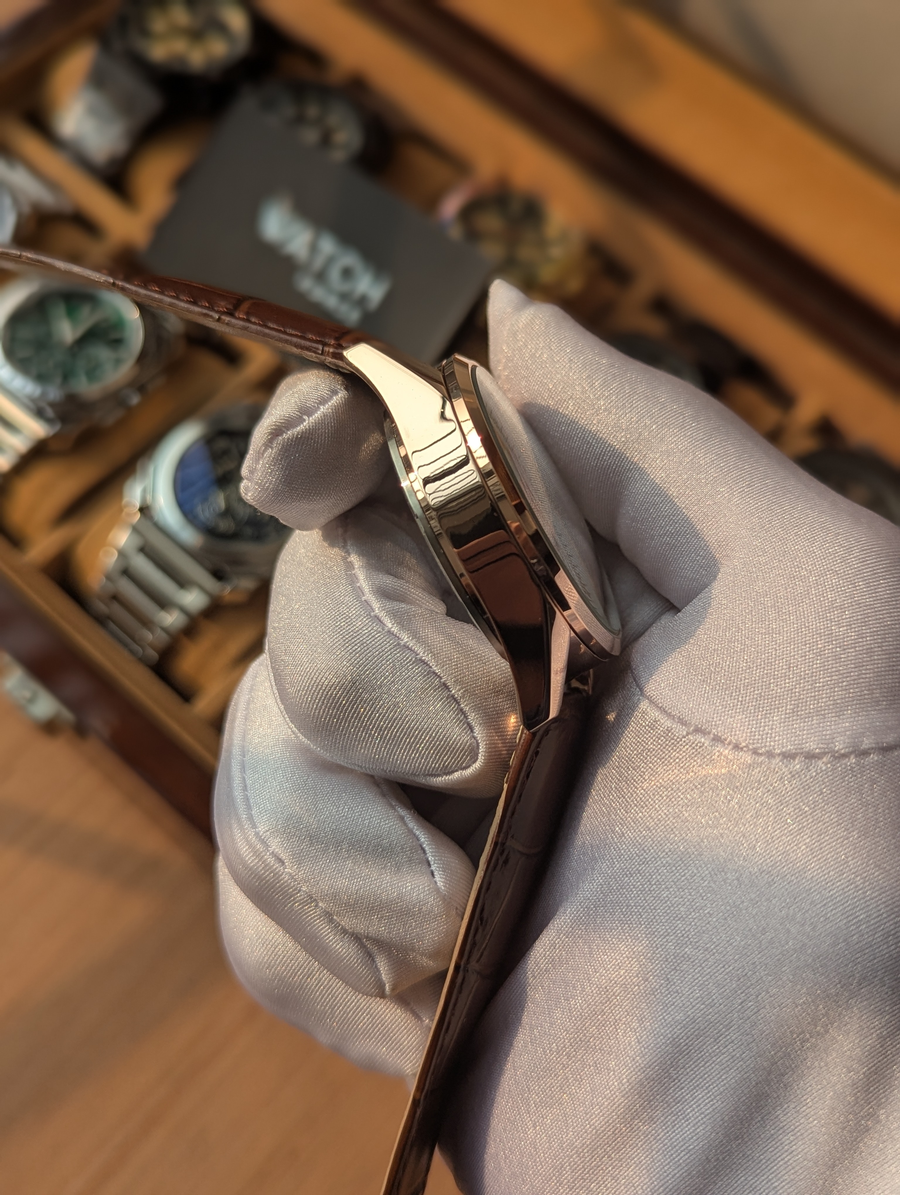 Tag Heuer Carrera Rose Gold Brown belt_img_3