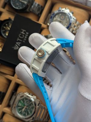 Richard Mille Blue White Quartz Watch_img_3