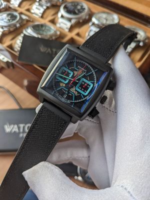 Tag Heuer Monaco Chronograph Strap Watch_img_1