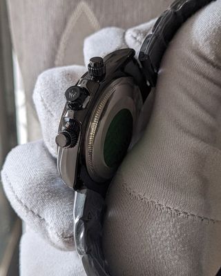 Rolex Rainbow Chain Black Quartz Watch_img_2