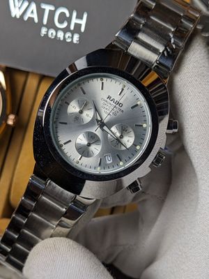 Rado Diastar White Chronograph Watch_img_1