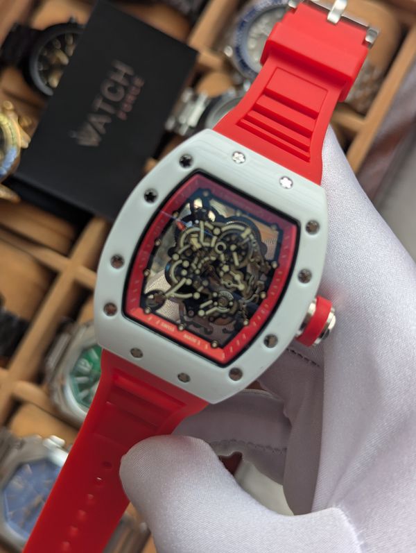 Richard Mille Red White Quartz Watch