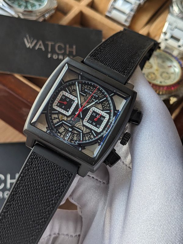 Tag Heuer Monaco Chronograph Strap Watch