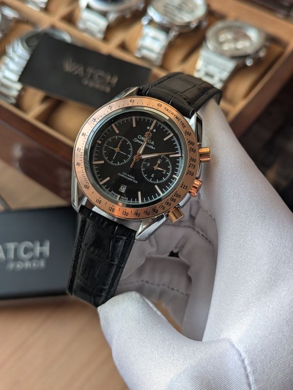 Omega Chronograph Strap Watch