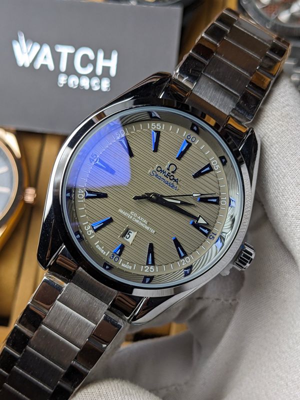 Omega Gray Quartz Watch