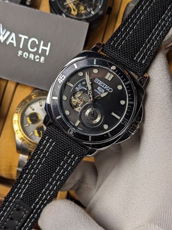 Seiko Mechanical Watch Black