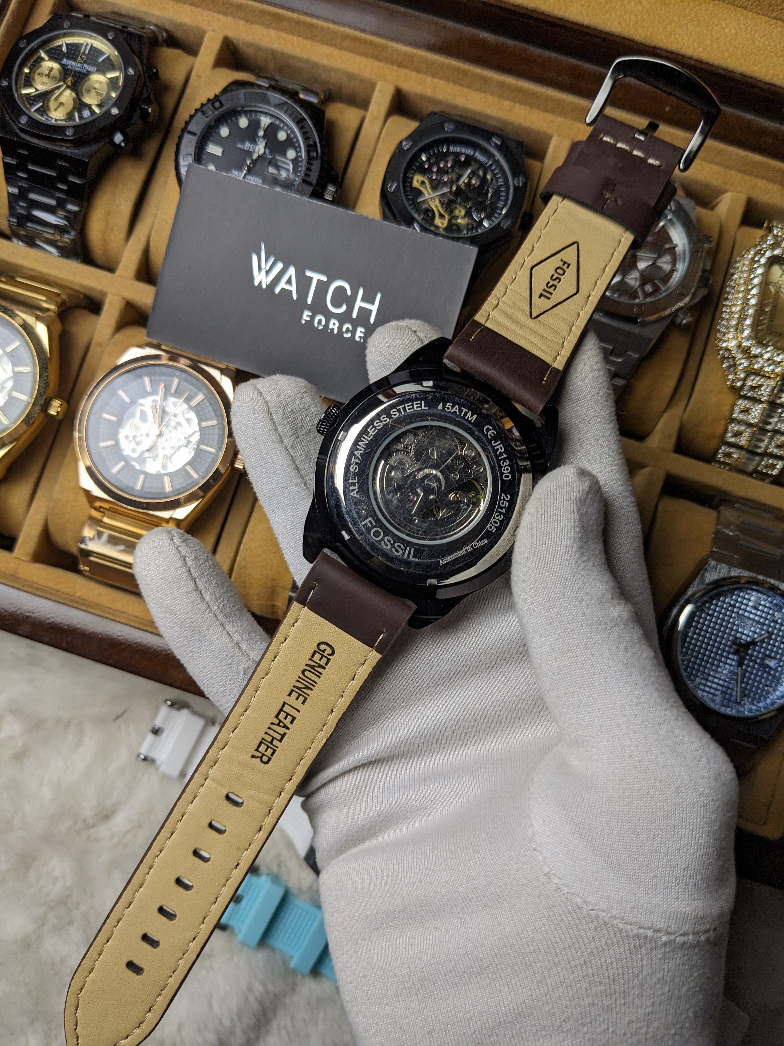 Fossil Matte Black Mechanical Watch_img_3