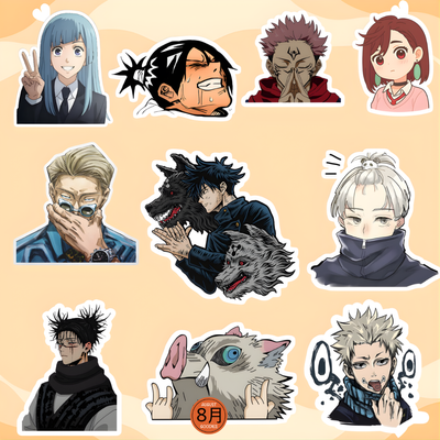 🔮 Jujutsu Kaisen Anime Sticker Pack_img_0