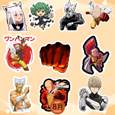 One Punch Man Anime Sticker Pack_img_0