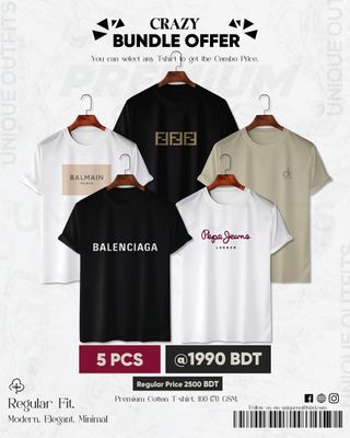 BR51 Luxury Brand Combo T-shirt