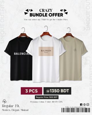 BR36 Luxury Brand Combo T-shirt