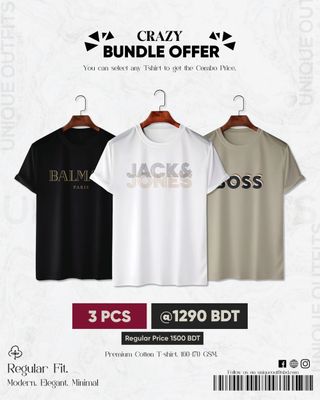 BR37 Luxury Brand Combo T-shirt