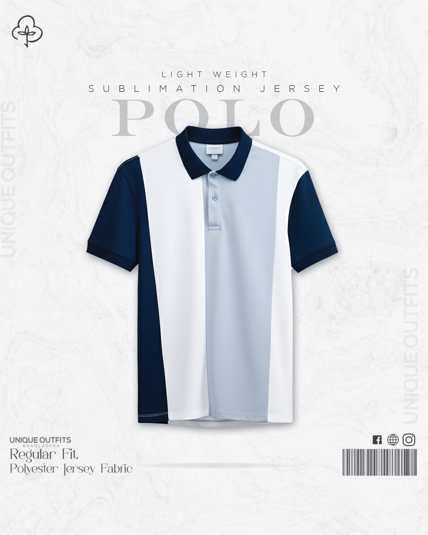 PL35 China P.P Sublimation Premium Polo T-Shirt_img_1
