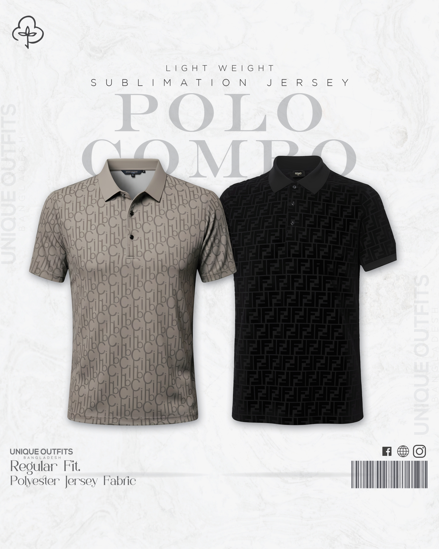 PL23 China P.P Sublimation Premium Polo T-Shirt_img_0