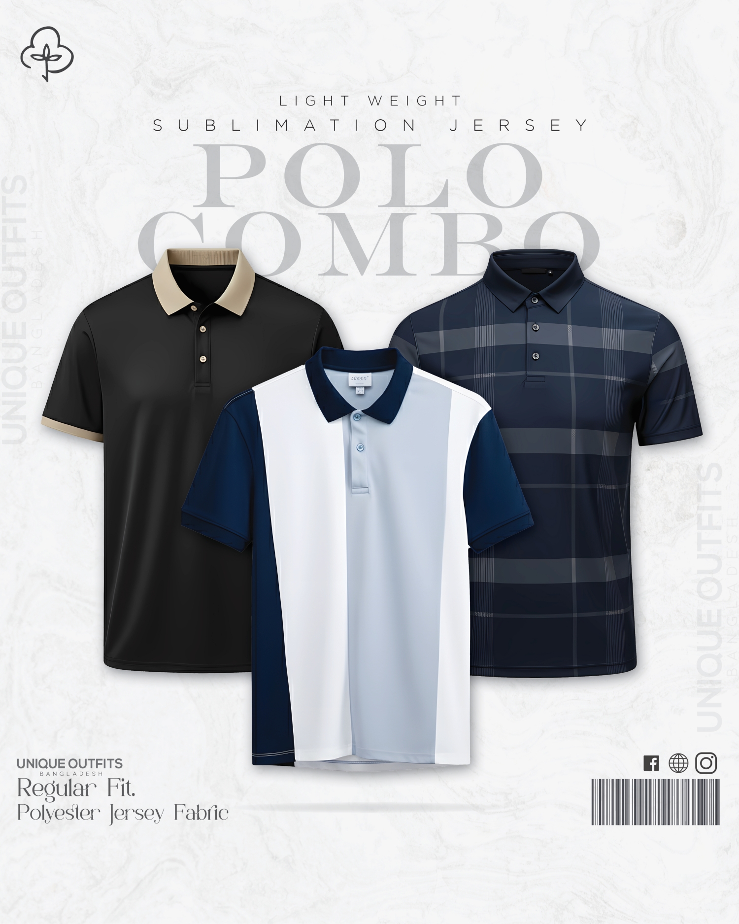 PL35 China P.P Sublimation Premium Polo T-Shirt_img_0