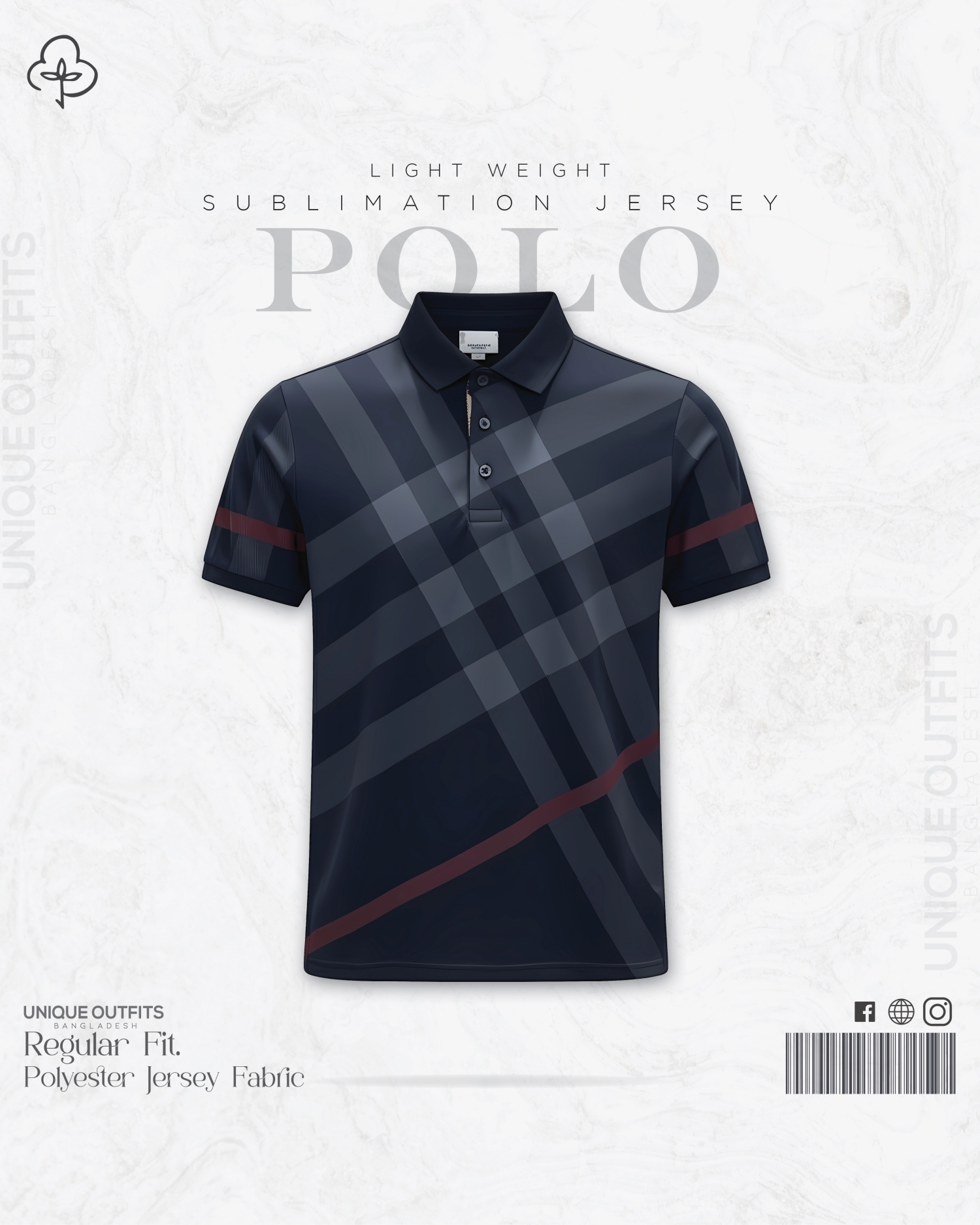PL32 China P.P Sublimation Premium Polo T-Shirt_img_2