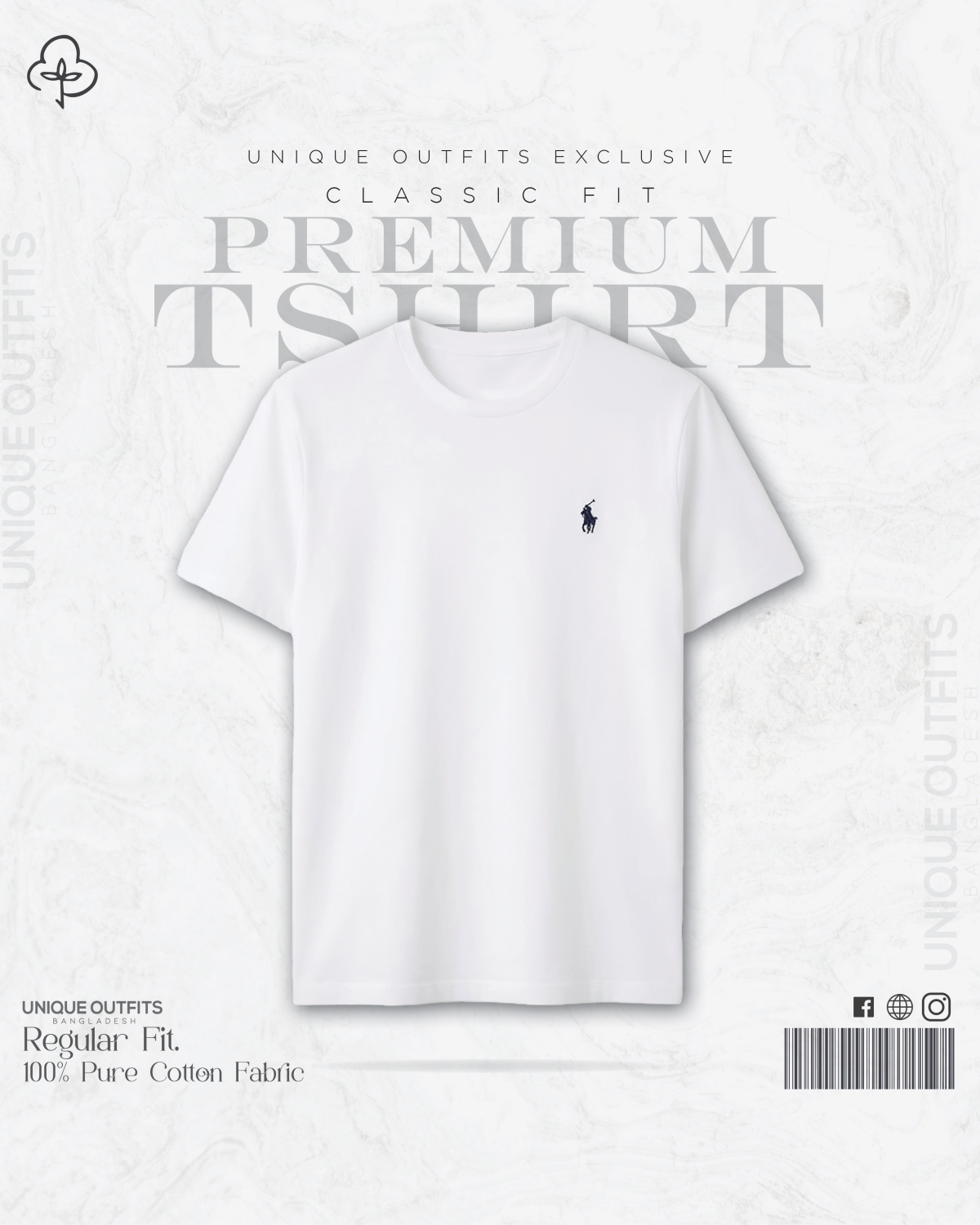 EB41 Classic Fit RL Embroidery Tshirt Combo_img_1