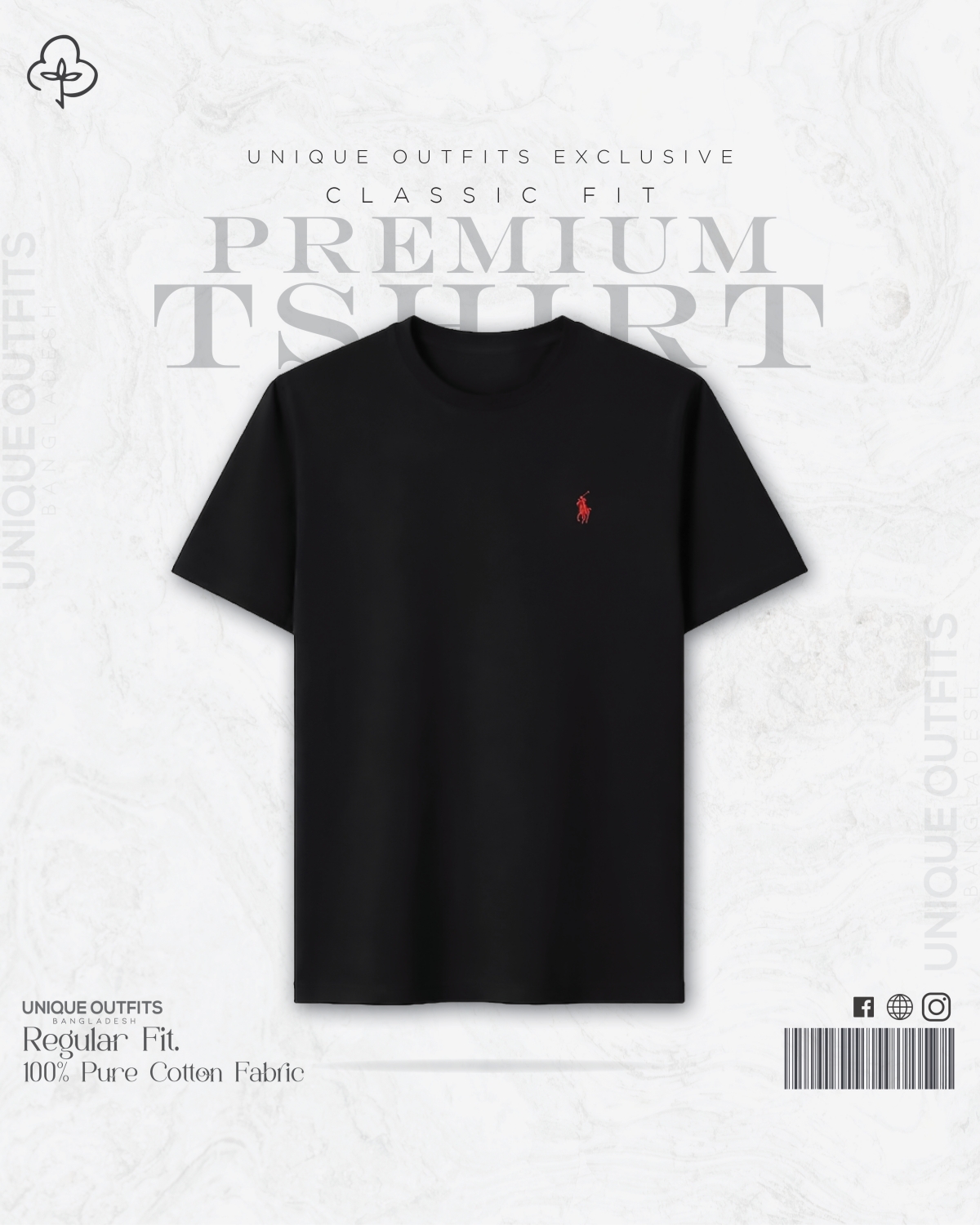 EB41 Classic Fit RL Embroidery Tshirt Combo_img_2