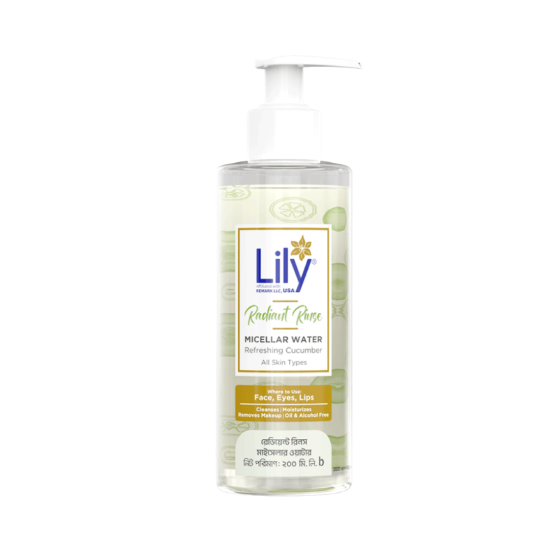 Lily Radiant Rinse Micellar Water 200ml - Image 1